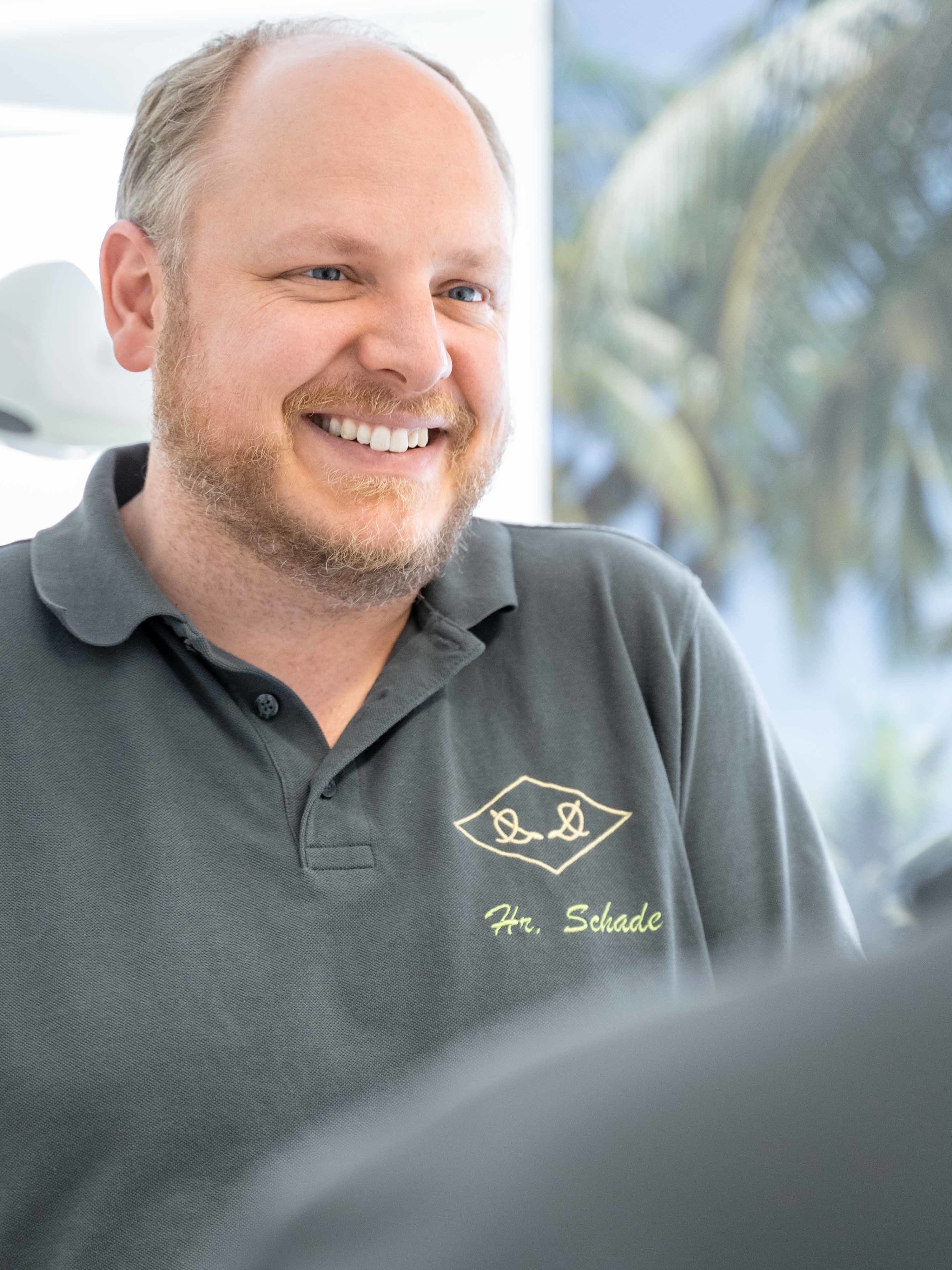 Christian Schade in der Praxis